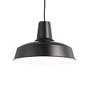 Luci a sospesione MOBY SP1 E27 IP20, Nero 