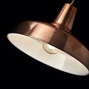 Ideal Lux Luminaire  suspension MOBY SP1 E27 IP20, cuivre 