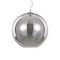 Pendant luminaire NEMO FUME\' SP1 D50, E27, Ø 50cm, smoked glass