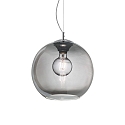 Pendant luminaire NEMO FUME\' SP1 D40, E27, Ø 40cm, smoked glass