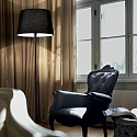 Ideal Lux Lampadaire LONDON PT1 E27 IP20, noir 