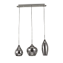 Luminaire à suspension SOFT SP3 3 flammes E14 IP20, scintillant, couleurs fumée gradable