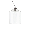 Luminaire à suspension BISTRO SP1 SQUARE E27 IP20, transparent