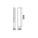 Ideal Lux Outdoor Wegeleuchte MERCURIO PT1, G9 max. 40W, Anthrazit Ideal Lux Outdoor Wegeleuchte MERCURIO PT1, G9 max. 40W, Anthrazit