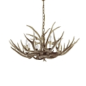 Lustre CHALET SP8 8 flammes E14 IP20, beige