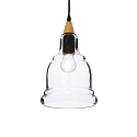 Luminaire  suspension GRETEL SP1  1 flamme E27 IP20, noir 