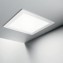 Ideal Lux Lumière de surface GROOVE SQUARE 16.8CM carré, médium IP20, blanche  Ideal Lux Lumière de surface GROOVE SQUARE 16.8CM carré, médium IP20, blanche