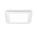 Lumière de surface GROOVE SQUARE 22.7CM grand, carré IP20, blanche