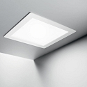 Ideal Lux Lumière de surface GROOVE SQUARE 22.7CM grand, carré IP20, blanche  Ideal Lux Lumière de surface GROOVE SQUARE 22.7CM grand, carré IP20, blanche