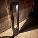 Ideal Lux Outdoor Stehleuchte VEGA, Hhe 80cm, G9, Aluminium / Glas gehrtet, Schwarz