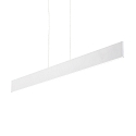 LED pendant luminaire DESK, 1 flame, 102.5cm, 23W 3000K 2100lm, adjustable height, matt white