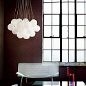 Ideal Lux Pendant luminaire MAPA PLUS, 22 flames, Ø 80cm, E14, metal / white etched glass Ideal Lux Pendant luminaire MAPA PLUS, 22 flames, Ø 80cm, E14, metal / white etched glass