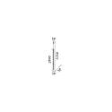 Ideal Lux Luci a sospesione ULTRATHIN ROUND IP20, bianco opaco 