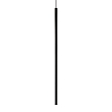 LED Pendelleuchte ULTRATHIN ROUND, 100cm / Ø 3cm, 11.5W 3000K 970lm, Schwarz matt