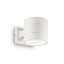 Wandleuchte SNIF ROUND, IP54, Up/Down, G9 max. 40W, Aluminium / Pyrexglas, Wei