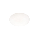 Cover 1 for CLIO outdoor luminaires, ROUND, plastic, matt white
