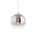 Pendant luminaire NEMO, Ø 30cm, incl. E27 LED 3.2W 3000K, nuanced chrome