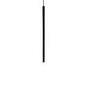 LED pendant luminaire ULTRATHIN ROUND, lenght 40cm / Ø 3cm, 11.5W 3000K 1000lm, matt black