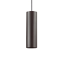 Pendant luminaire LOOK, IP20, Ø 12cm, incl. GU10 QPAR111 50W 3000K, black