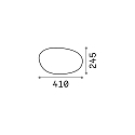 Ideal Lux Outdoor-Leuchte SASSO, IP44, G9, mit Stecker + Erdspieß, Kunststoff opal, Ø 41cm Ideal Lux Outdoor-Leuchte SASSO, IP44, G9, mit Stecker + Erdspieß, Kunststoff opal, Ø 41cm