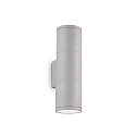 Applique da esterno GUN SMALL su / gi, 2-Lampadine GU10 IP44, grigio