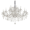Chandelier NAPOLEON, 18 flames, Ø 96cm, E14, chrome