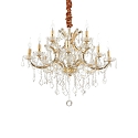 Chandelier NAPOLEON, 12 flames, Ø 60cm, E14, gold