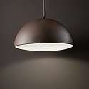 Ideal Lux Pendant luminaire FOLK, 1 flame, Ø 40cm, E27, rust look / white Ideal Lux Pendant luminaire FOLK, 1 flame, Ø 40cm, E27, rust look / white