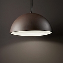 Ideal Lux Pendant luminaire FOLK, 1 flame, Ø 50cm, E27, rust look / white Ideal Lux Pendant luminaire FOLK, 1 flame, Ø 50cm, E27, rust look / white