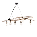 Luminaire  suspension DRIFTWOOD 6 flammes E27 IP20, bois