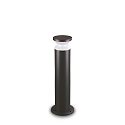 Outdoor Stehleuchte TORRE BIG, IP44, Hhe 60cm, E27, Schwarz matt / Opal