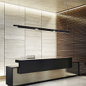 Ideal Lux Sbarra di distribuzione trifase LINK TRIMLESS commutabile, 200cm Nero