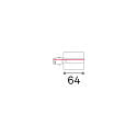 Ideal Lux Power feeder LINK TRIMs for LINK TRIM 3-phase power track, standard version On-Off, black