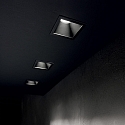 Ideal Lux Recessed LED luminaire GAME SQUARE, IP20, 11W 3000K 850lm 36, black / black reflector