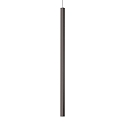 LED pendant luminaire ULTRATHIN SQUARE, lenght 100cm / 3 x 3cm, 11.5W 3000K 1000lm, matt black