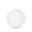 Lampe  boule DORIS E27 IP44, gris, mouchet