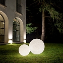 Ideal Lux Lampe  boule DORIS E27 IP44, gris, mouchet