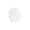 LED wall luminaire COVER ROUND,  15cm, 11W 3000K 950lm, indirect, white / opal