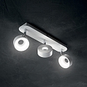 Ideal Lux Lampada da parete e soffitto OBY 3-Lampadine IP20, Bianco
