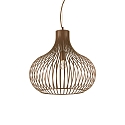 Luci a sospesione ONION MEDIUM E27 IP20, Marrone
