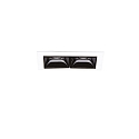 LED ceiling luminaire LIKA TRIM, recessed mounting, lenght 6.5cm, 4W 3000K 440lm 29°, white / black