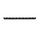 LED ceiling luminaire LIKA TRIMLESS, recessed mounting, lenght 27.8cm, 20W 3000K 2200lm 29°, white / black