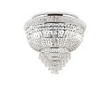 Plafoniera DUBAI 6-Lampadine E14 IP20, Cromo