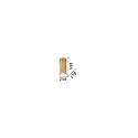 Ideal Lux Lampada da parete PAN E14 IP20, Oro Ideal Lux Lampada da parete PAN E14 IP20, Oro