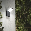 LED Outdoor Wandleuchte STYLE, 120°, 9W, 4000K, 1100lm, CRI>80, IP54, anthrazit