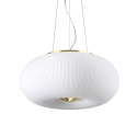 Luci a sospesione ARIZONA 3-Lampadine GX53 IP20, Bianco, ottone satinato