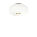 Plafoniera ARIZONA 5-Lampadine GX53 IP20, Bianco, ottone satinato