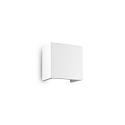 Wall luminaire FLASH GESSO SMALL, Up/Down, G9 max. 40W, paintable plaster