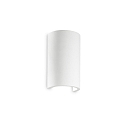 Wall luminaire FLASH GESSO ROUND, Up/Down, G9 max. 40W, paintable plaster