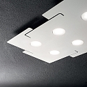 Ideal Lux Lampada da parete e soffitto TOTEM 6-Lampadine GX53 IP20, Opaco, Bianco